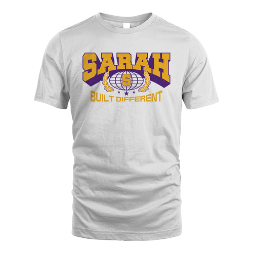 Your Name Built Different Sporty Shirt SARAH M1-32