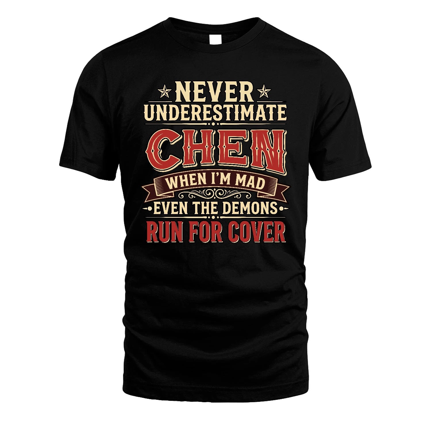 Never Underestimate When I'm Mad Shirt CHEN M1-4