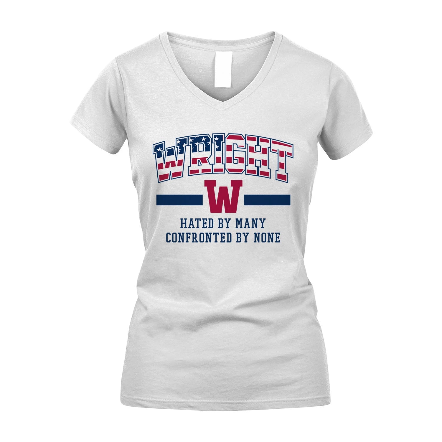 Hated By Many Confronted By None America Shirt WRIGHT M1-10