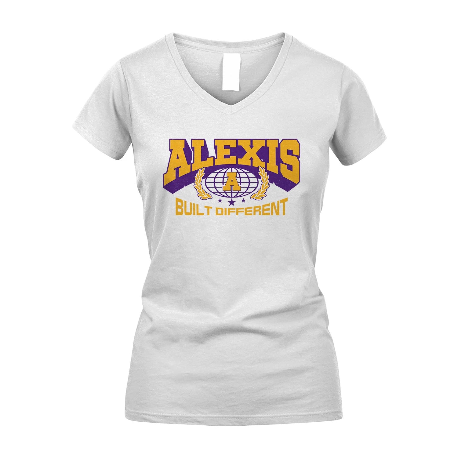 Your Name Built Different Sporty Shirt ALEXIS M1-32
