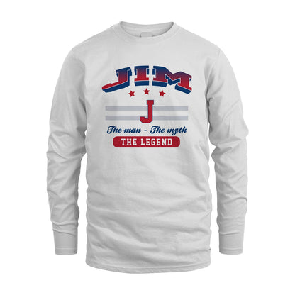 The Man The Myth The Legend With Your Name Shirt JIM M1-35