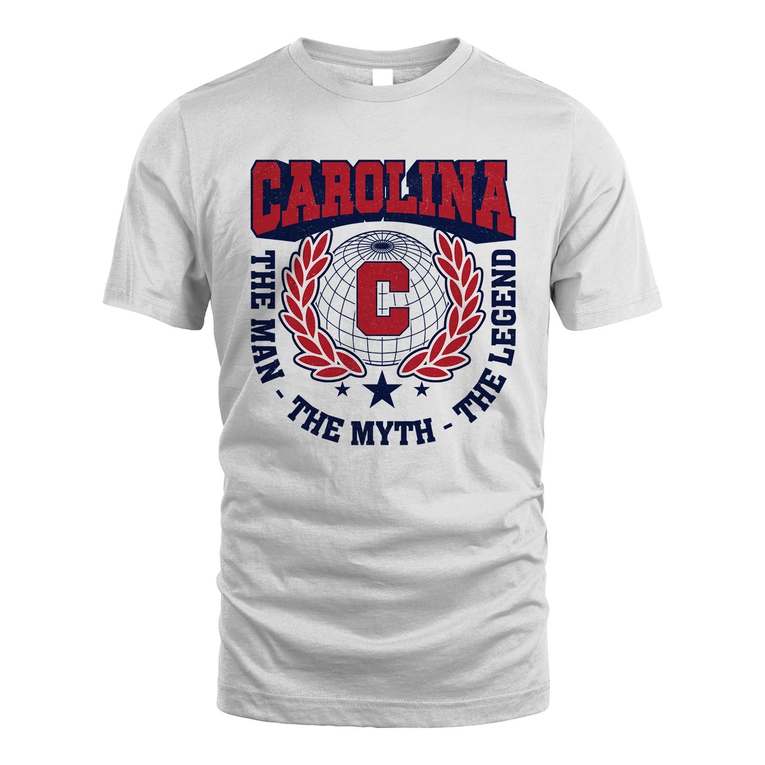 The Man The Myth The Legend Logo Shirt CAROLINA M1-30
