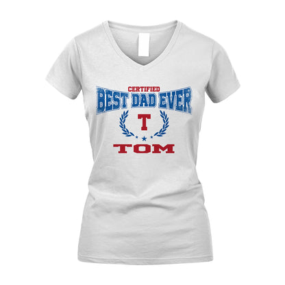 Certified Best Dad Ever Shirt TOM M1-11