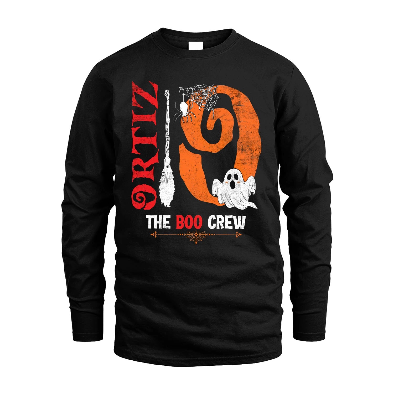 The Boo Crew Halloween With Your Name Shirt ORTIZ M1-23