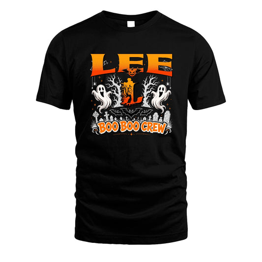Boo Boo Crew Halloween Custom Name Shirt LEE M1-28