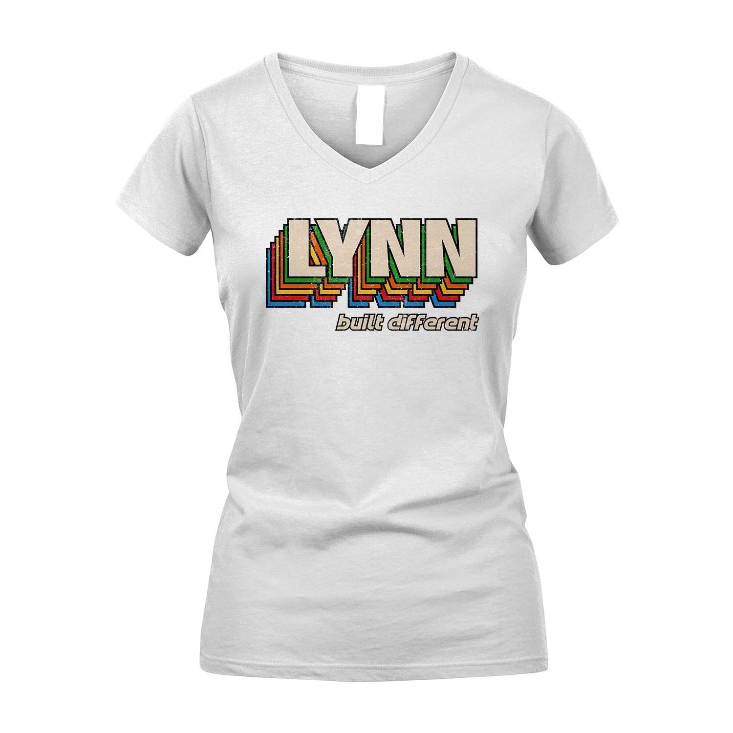 Your Name Built Different Retro Shirt LYNN M1-26