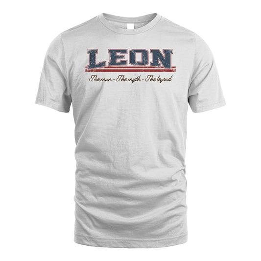 The Man The Myth The Legend Vintage Shirt LEON M1-6