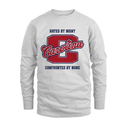 Hated By Many Confronted By None Personalized Name Shirt CAROLINA M1-8