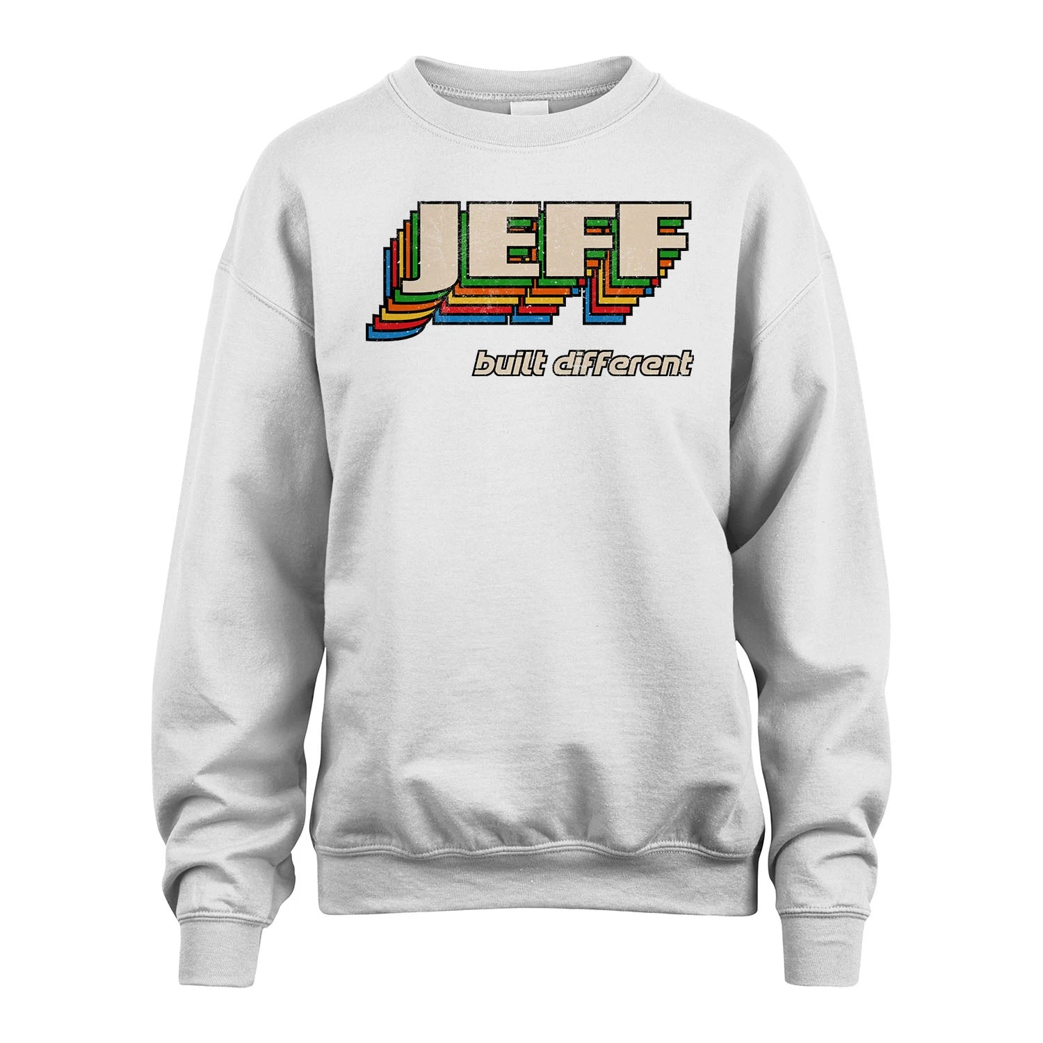 Your Name Built Different Retro Shirt JEFF M1-26