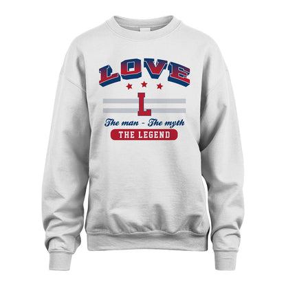 The Man The Myth The Legend With Your Name Shirt LOVE M1-35