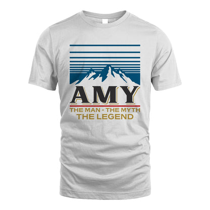 The Man The Myth The Legend Vintage Mountain Shirt AMY M1-19