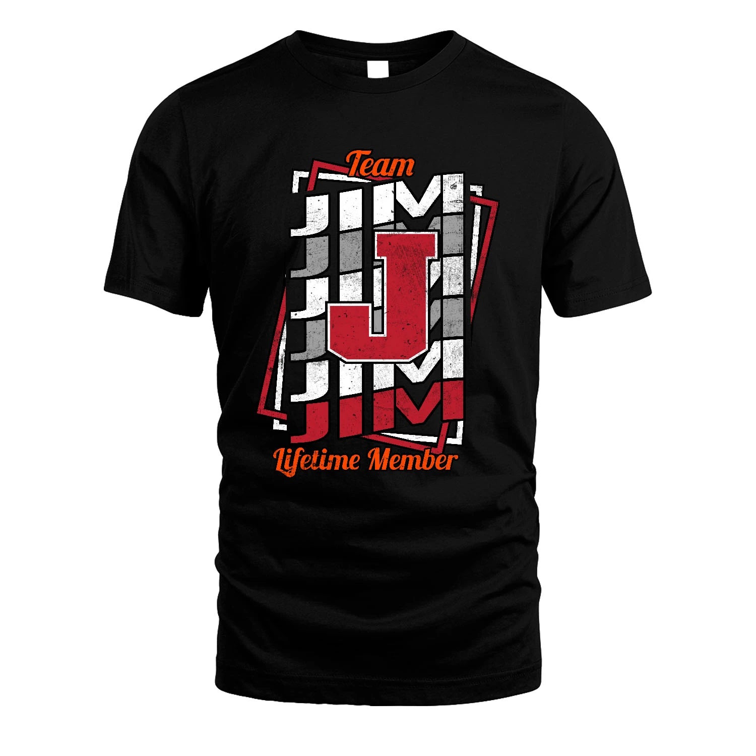 Team Your Name Lifetime Member Sporty Shirt JIM M1-25
