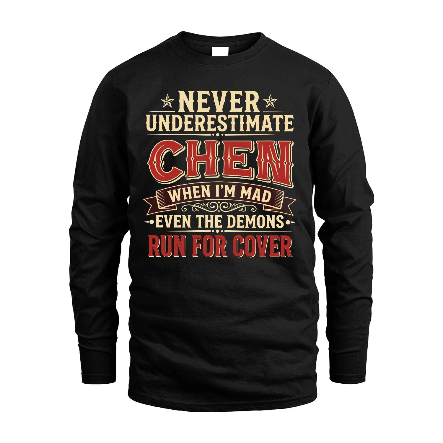 Never Underestimate When I'm Mad Shirt CHEN M1-4