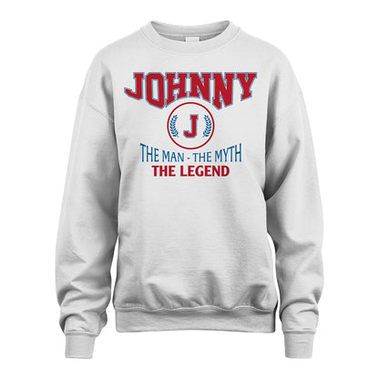 The Man The Myth The Legend Jet Style Shirt JOHNNY M1-9