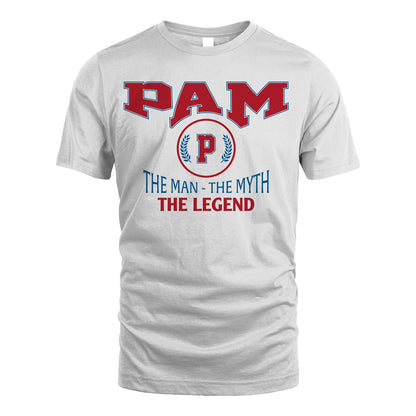 The Man The Myth The Legend Jet Style Shirt PAM M1-9