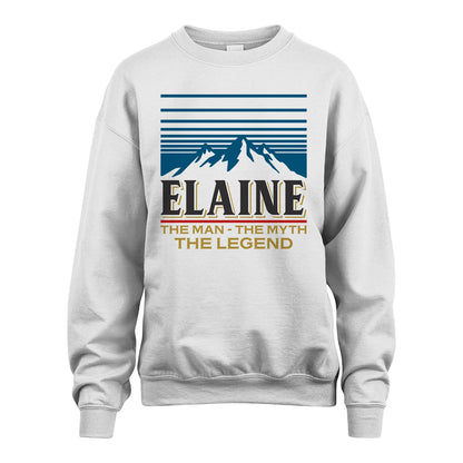 The Man The Myth The Legend Vintage Mountain Shirt ELAINE M1-19