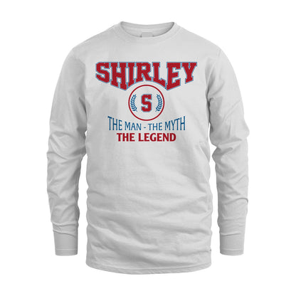 The Man The Myth The Legend Jet Style Shirt SHIRLEY M1-9