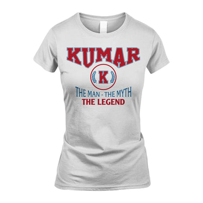 The Man The Myth The Legend Jet Style Shirt KUMAR M1-9