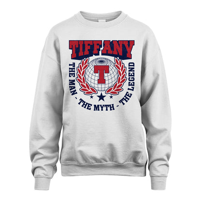 The Man The Myth The Legend Logo Shirt TIFFANY M1-30