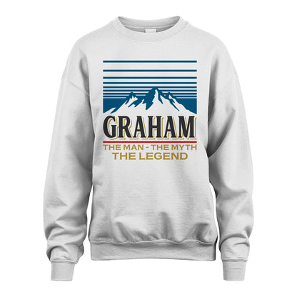 The Man The Myth The Legend Vintage Mountain Shirt GRAHAM M1-19