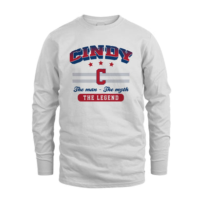 The Man The Myth The Legend With Your Name Shirt CINDY M1-35