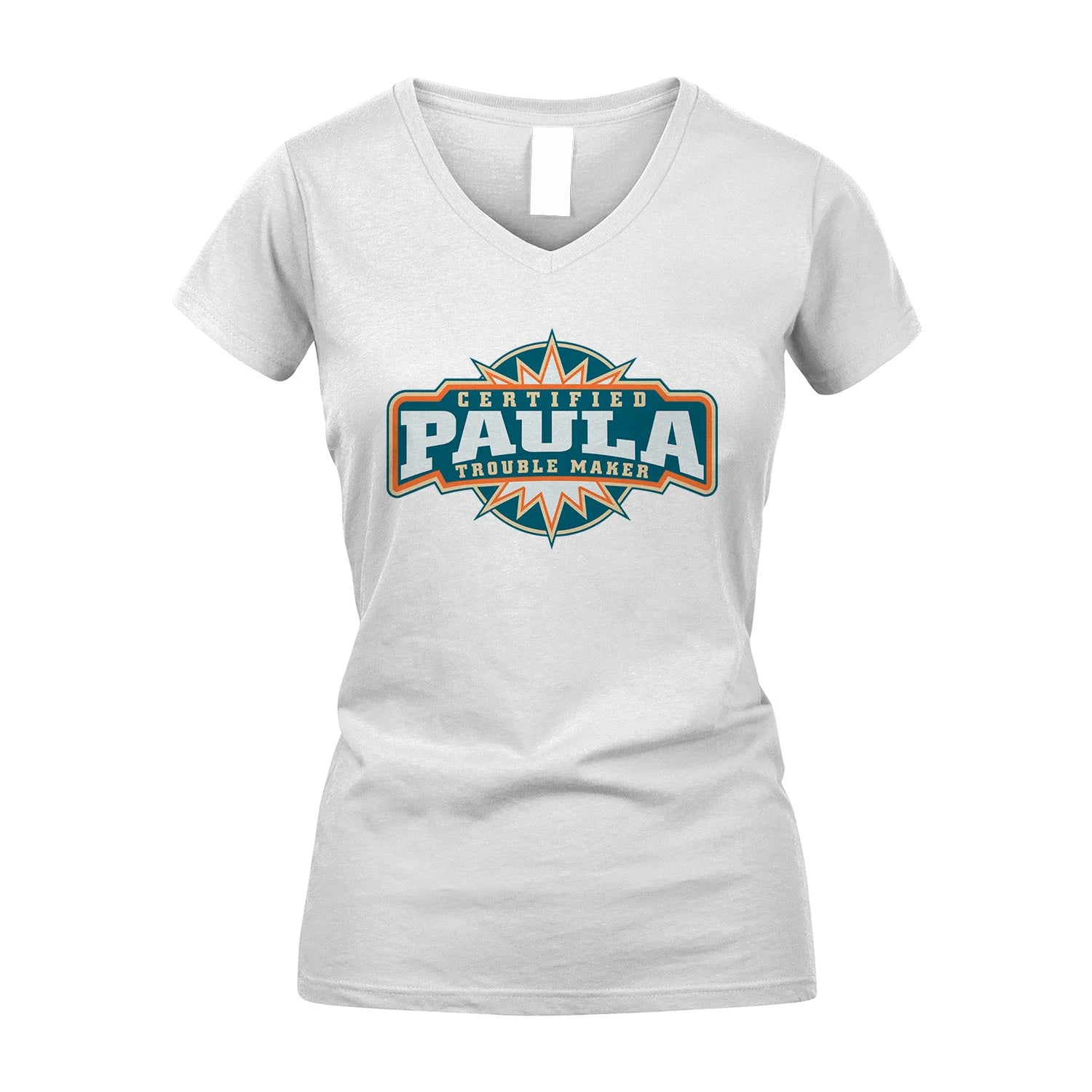 Certified Your Name Trouble Maker Shirt PAULA M1-36