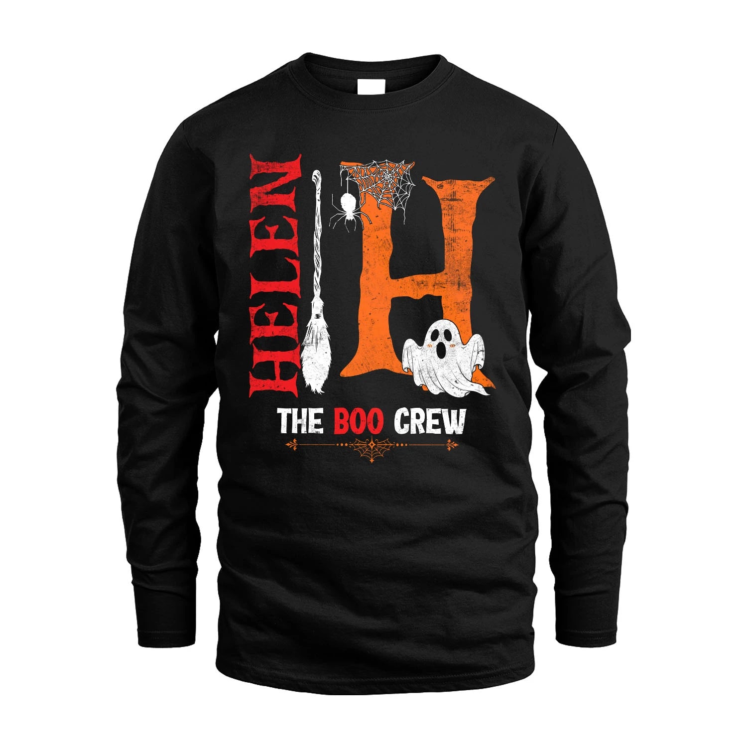 The Boo Crew Halloween With Your Name Shirt HELEN M1-23