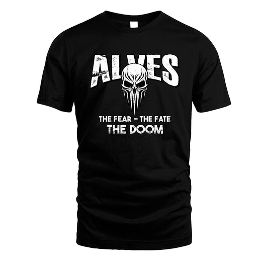The Fear The Fate The Doom Skull Shirt ALVES M1-39