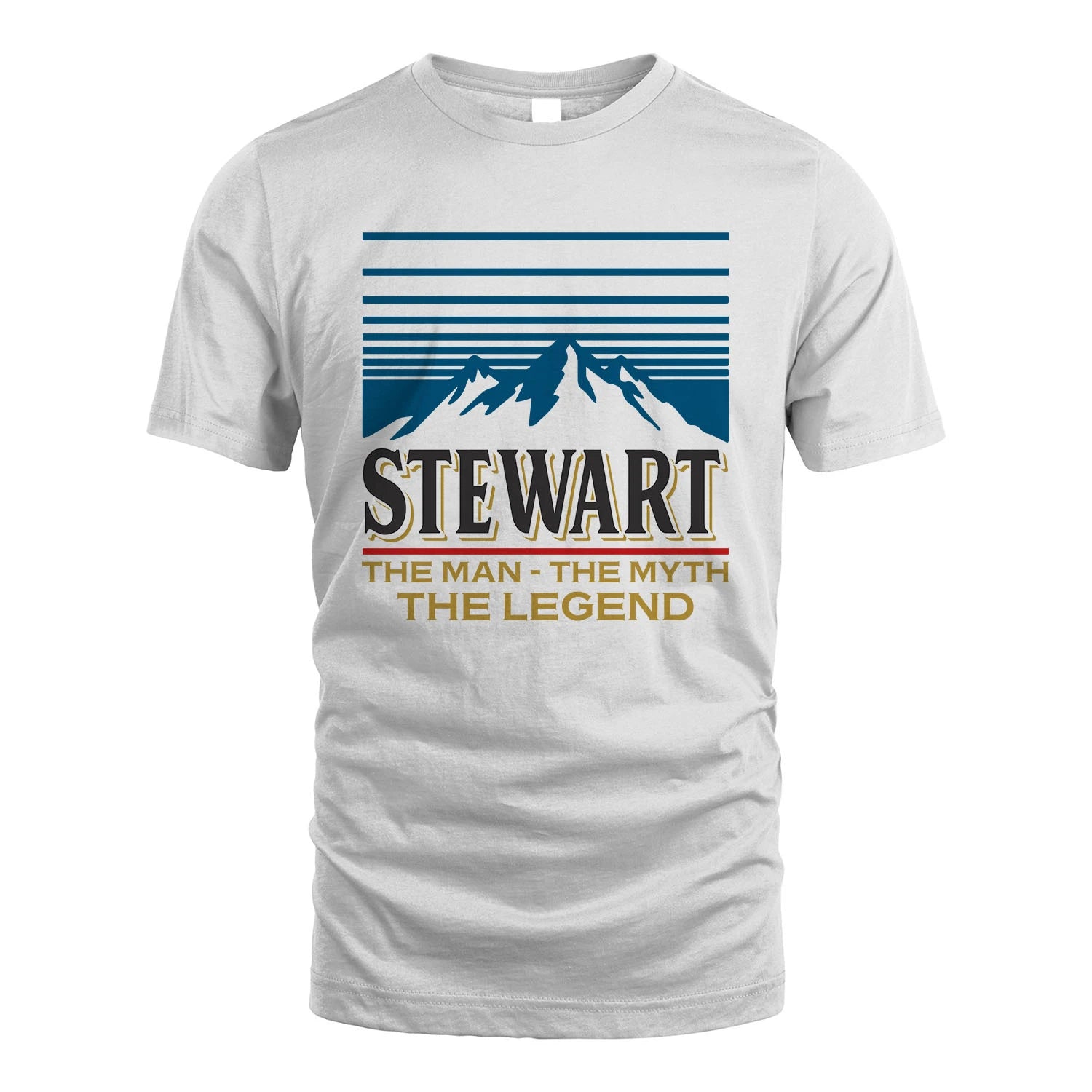 The Man The Myth The Legend Vintage Mountain Shirt STEWART M1-19