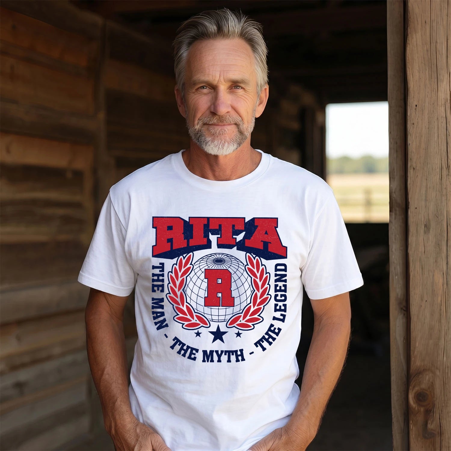 The Man The Myth The Legend Logo Shirt RITA M1-30