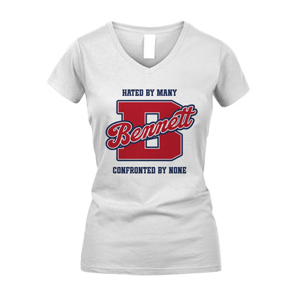 Hated By Many Confronted By None Personalized Name Shirt BENNETT M1-8