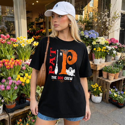 The Boo Crew Halloween With Your Name Shirt PAT M1-23