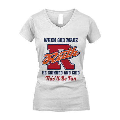 God Made Your Name Custom Shirt RUTH M1-16