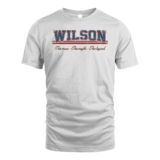 The Man The Myth The Legend Vintage Shirt WILSON M1-6