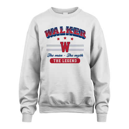 The Man The Myth The Legend With Your Name Shirt WALKER M1-35