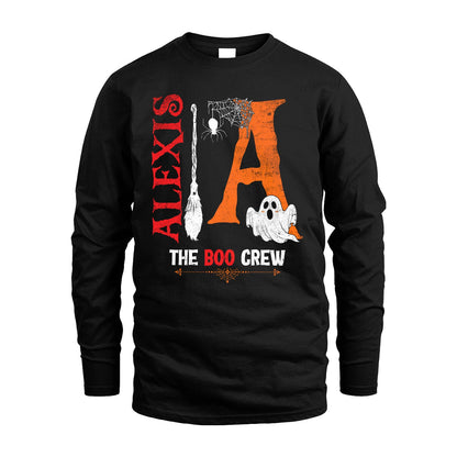 The Boo Crew Halloween With Your Name Shirt ALEXIS M1-23