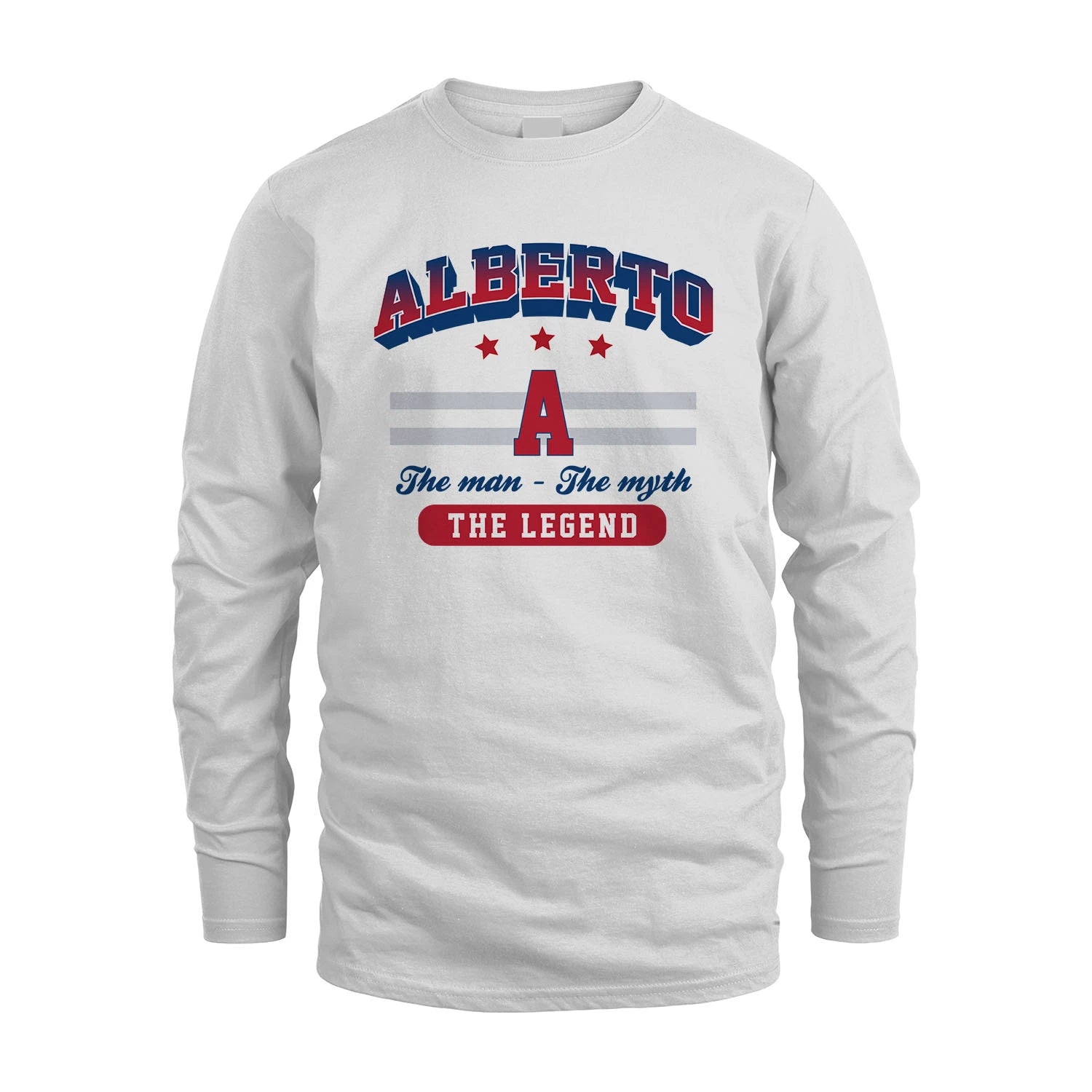 The Man The Myth The Legend With Your Name Shirt ALBERTO M1-35
