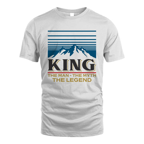 The Man The Myth The Legend Vintage Mountain Shirt KING M1-19