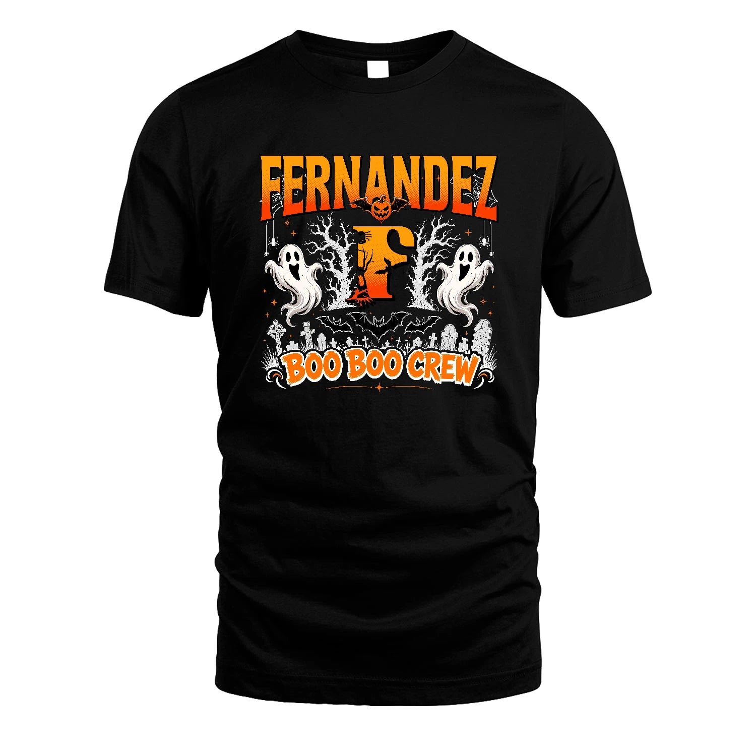 Boo Boo Crew Halloween Custom Name Shirt FERNANDEZ M1-28