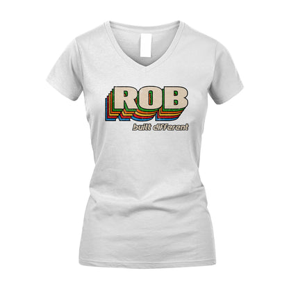 Your Name Built Different Retro Shirt ROB M1-26