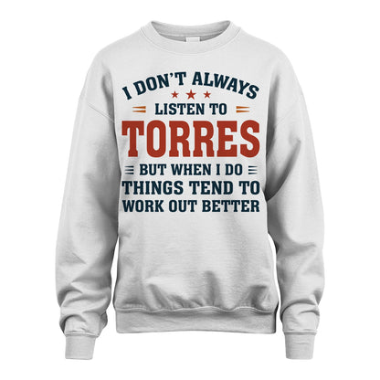 I Don't Always Listen To... TORRES M1-2