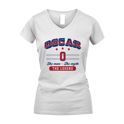 The Man The Myth The Legend With Your Name Shirt OSCAR M1-35