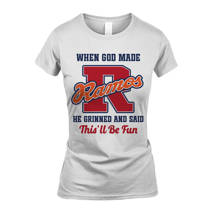 God Made Your Name Custom Shirt RAMOS M1-16