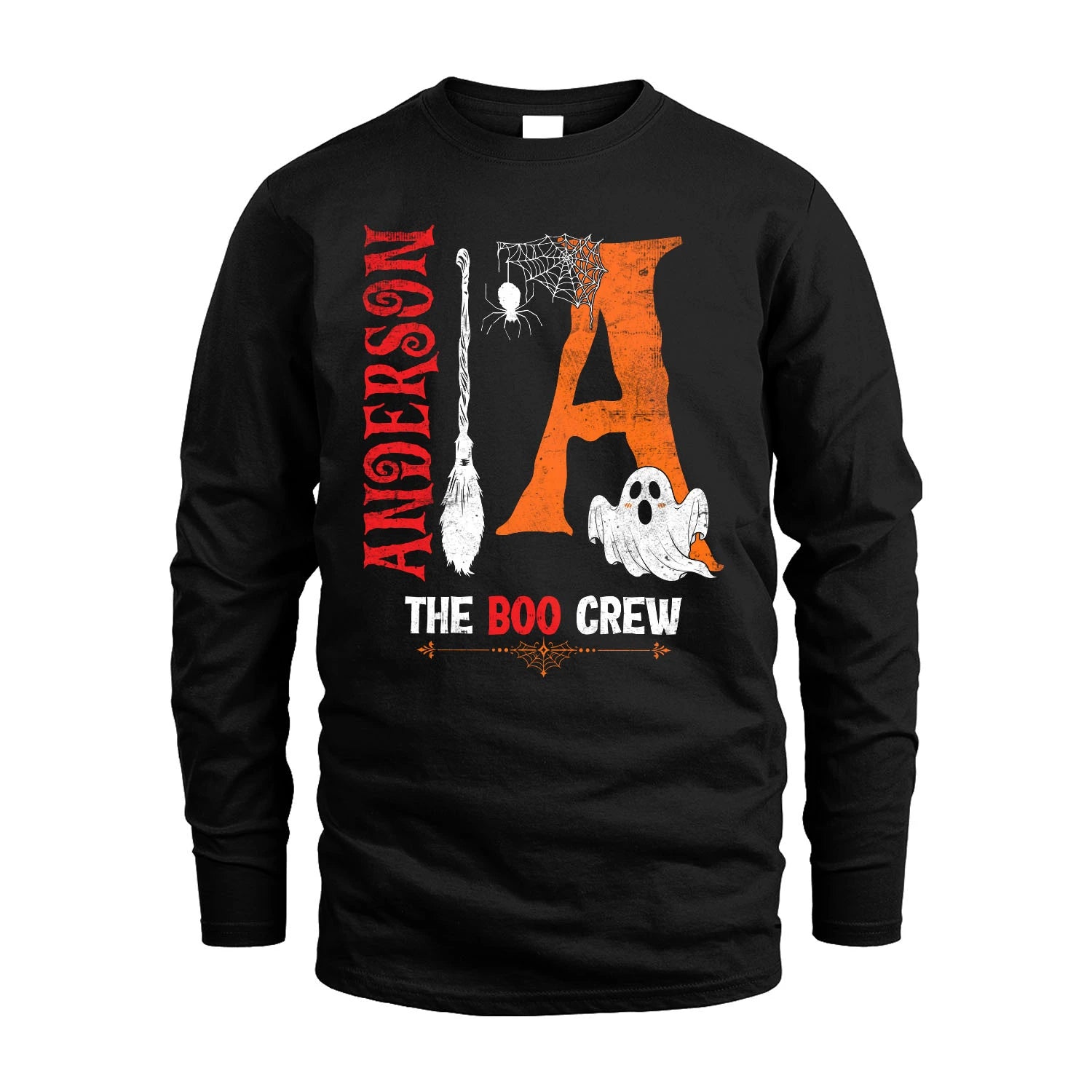 The Boo Crew Halloween With Your Name Shirt ANDERSON M1-23