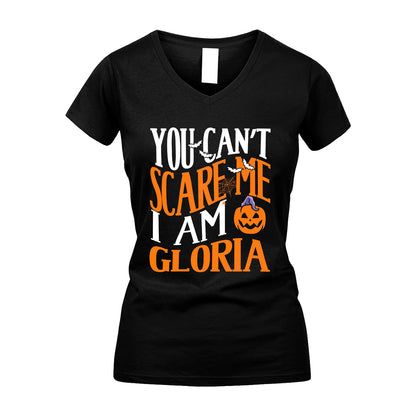 You Can't Scare Me I Am Funny Halloween Shirt GLORIA M1-45