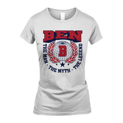 The Man The Myth The Legend Logo Shirt BEN M1-30