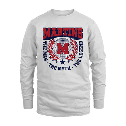 The Man The Myth The Legend Logo Shirt MARTINS M1-30