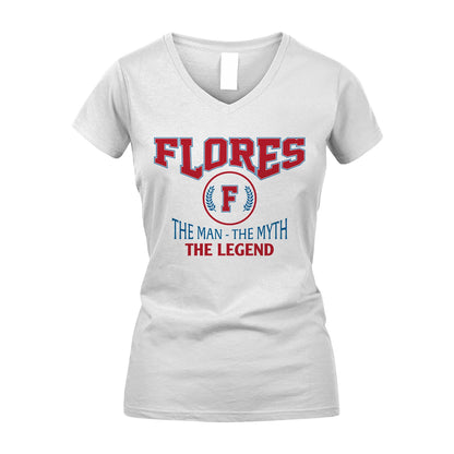 The Man The Myth The Legend Jet Style Shirt FLORES M1-9