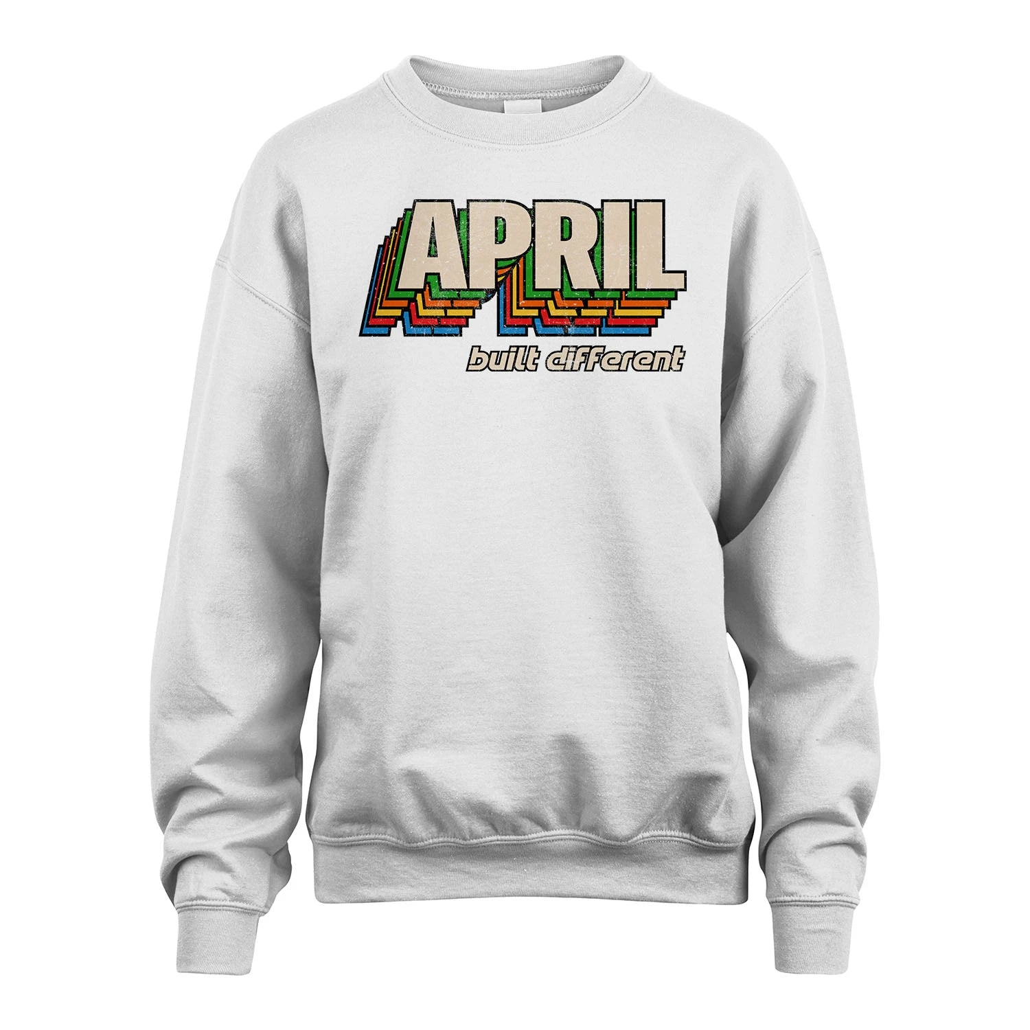 Your Name Built Different Retro Shirt APRIL M1-26