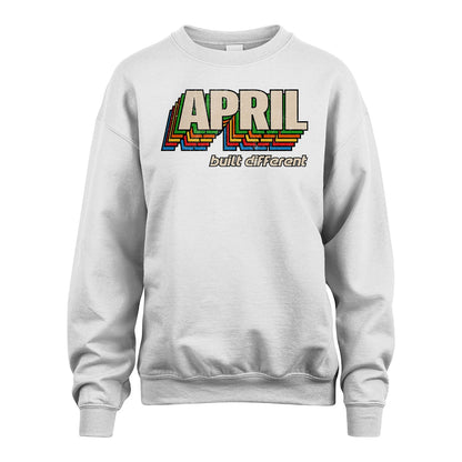 Your Name Built Different Retro Shirt APRIL M1-26